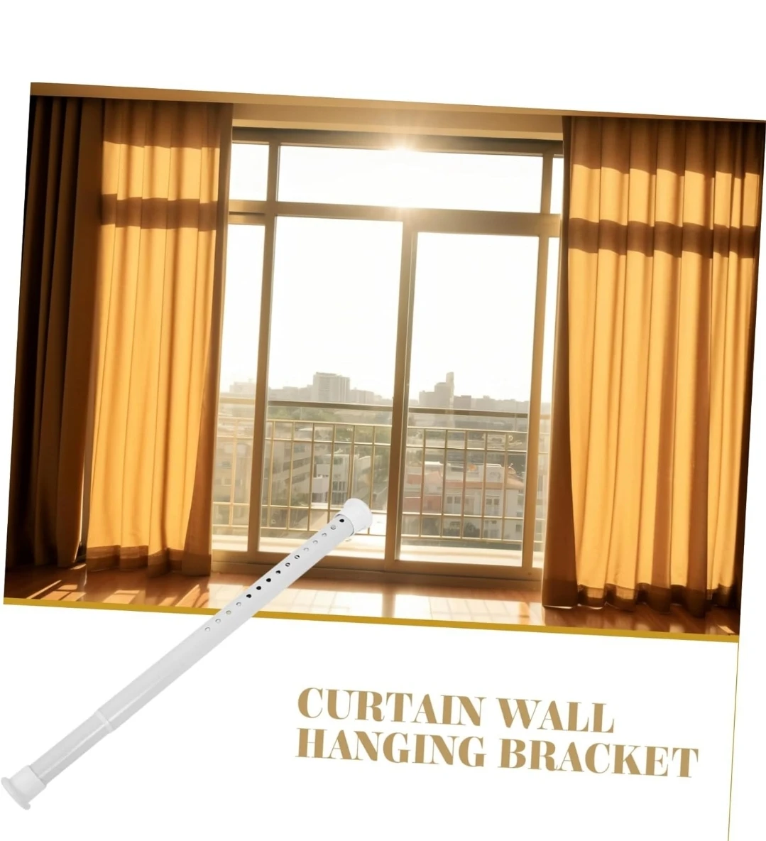 Cafe Curtain & Tension Rod Set 2 - photo 4