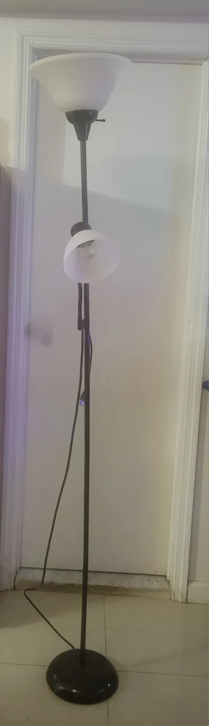 Floor Lamp with Two Lights