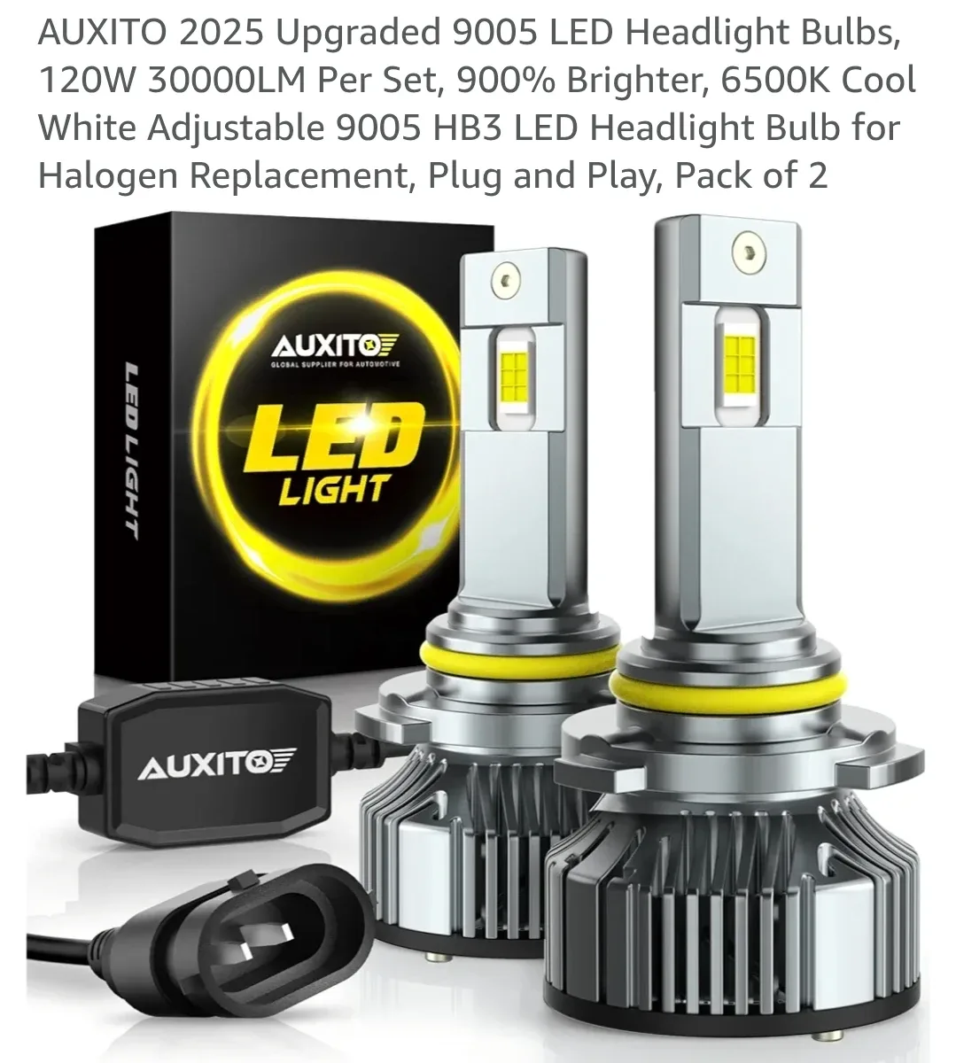 AUXITO 9005 LED Headlight Bulbs