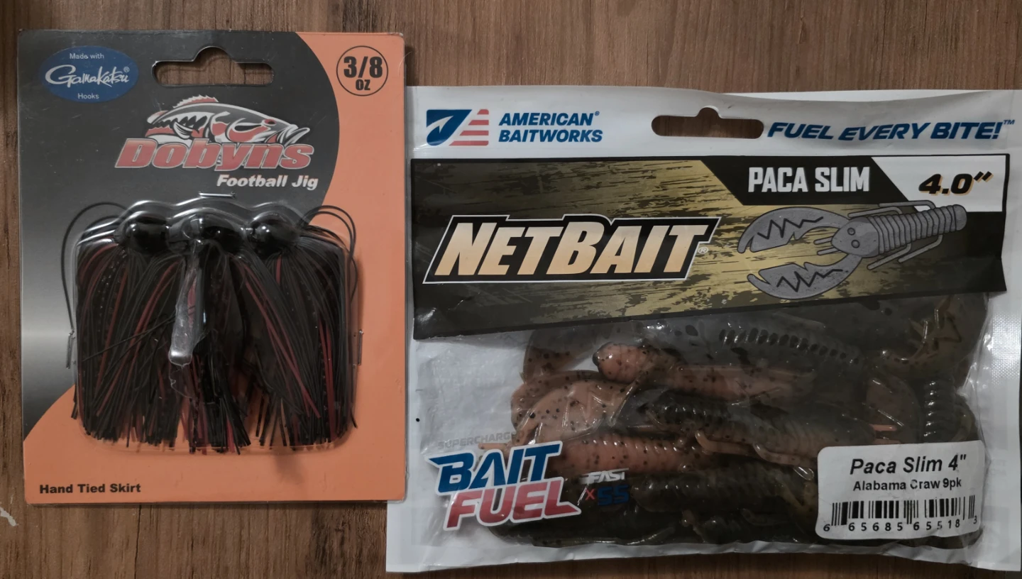Dobyns Football Jig & NetBait Paca Slim 4" Craw - photo 4