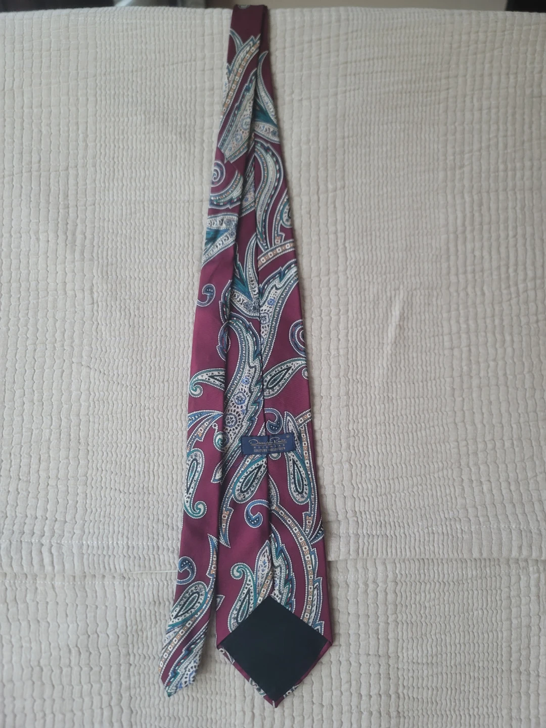 Oscar de la Renta Necktie EUC Imported Silk - photo 2