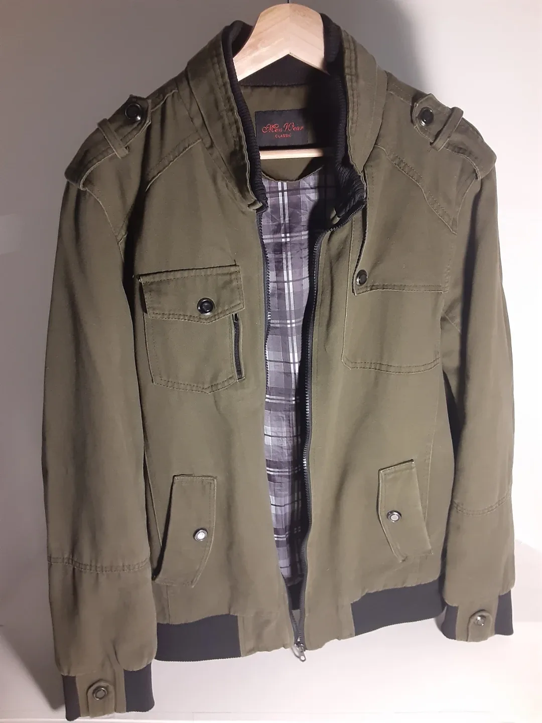 Olive Green Light Jacket | Men's Wear Classic image indicator(3)