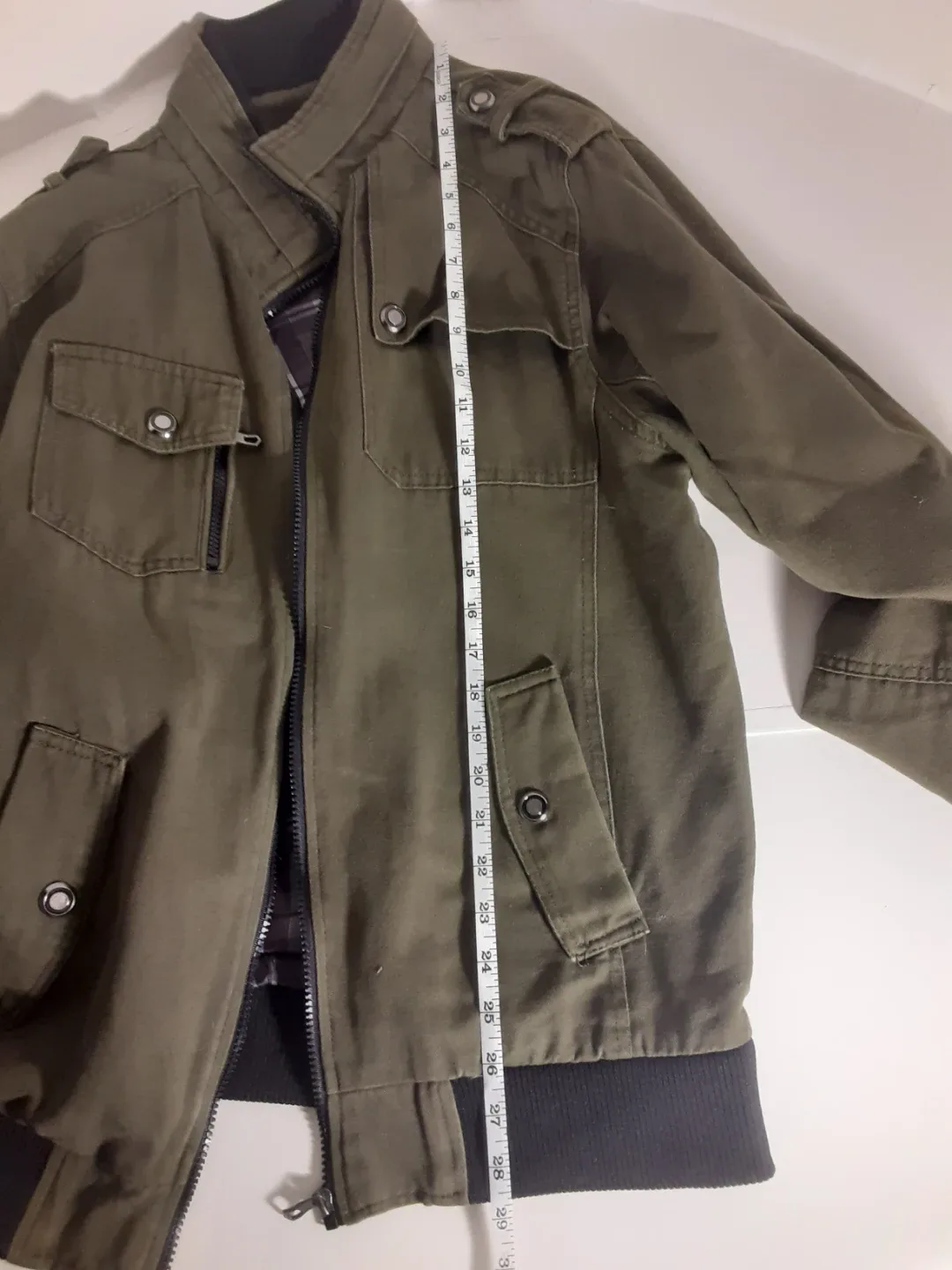 Olive Green Light Jacket | Men's Wear Classic image indicator(4)