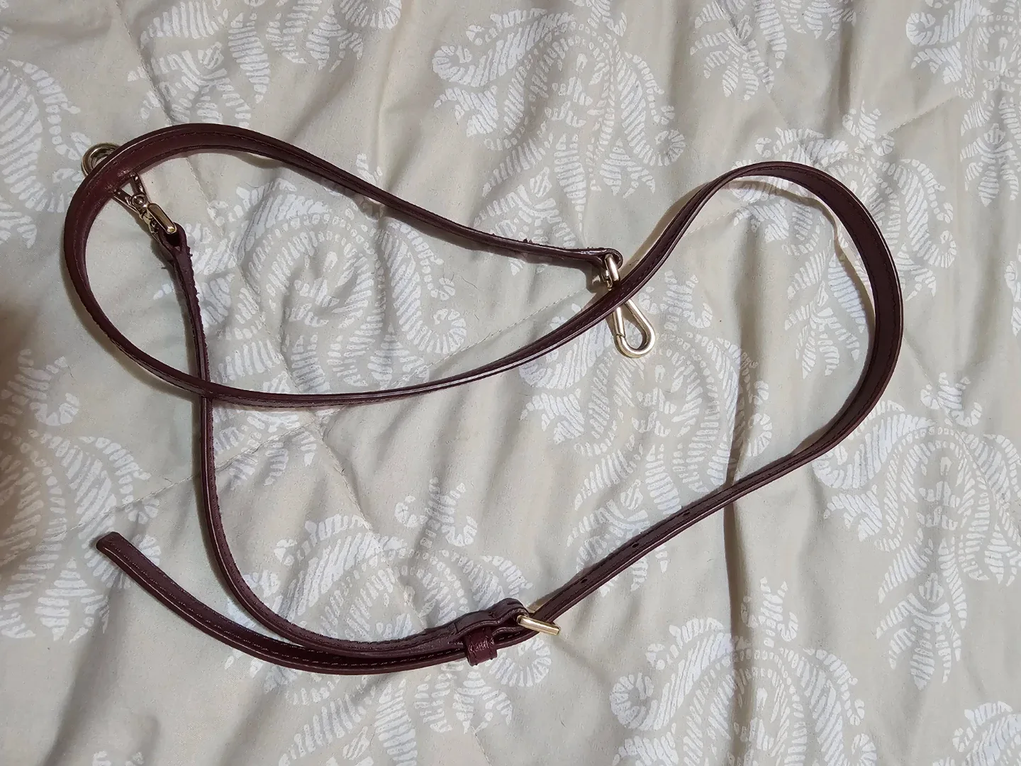 Kate Spade Burgundy Leather Satchel #cleanout image indicator(5)