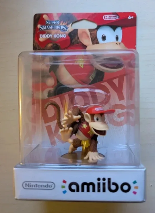 Amiibo - Diddy Kong, Wario, Pac-Man