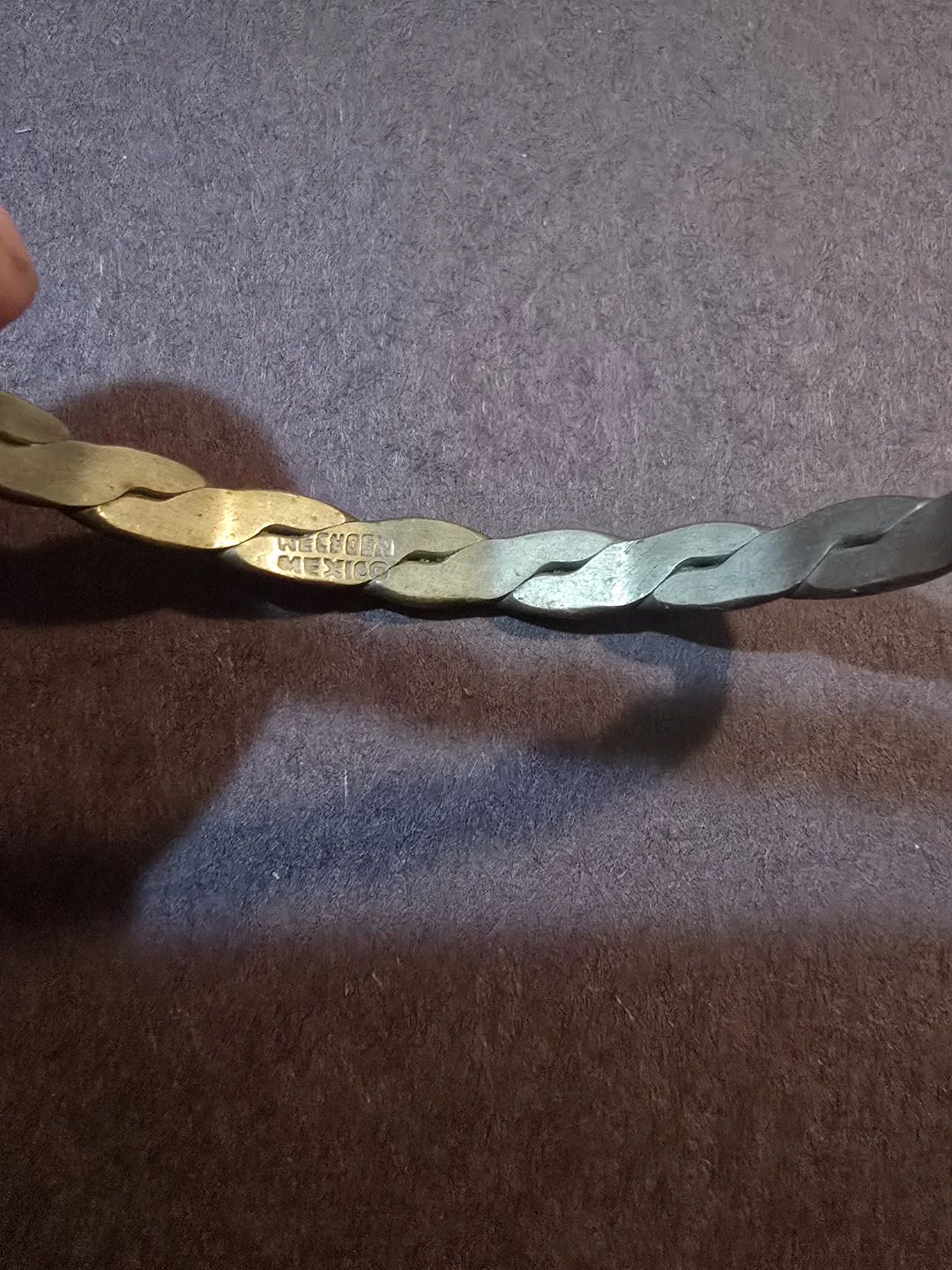 Vintage mechoen siver Mexico Bracelet - photo 2