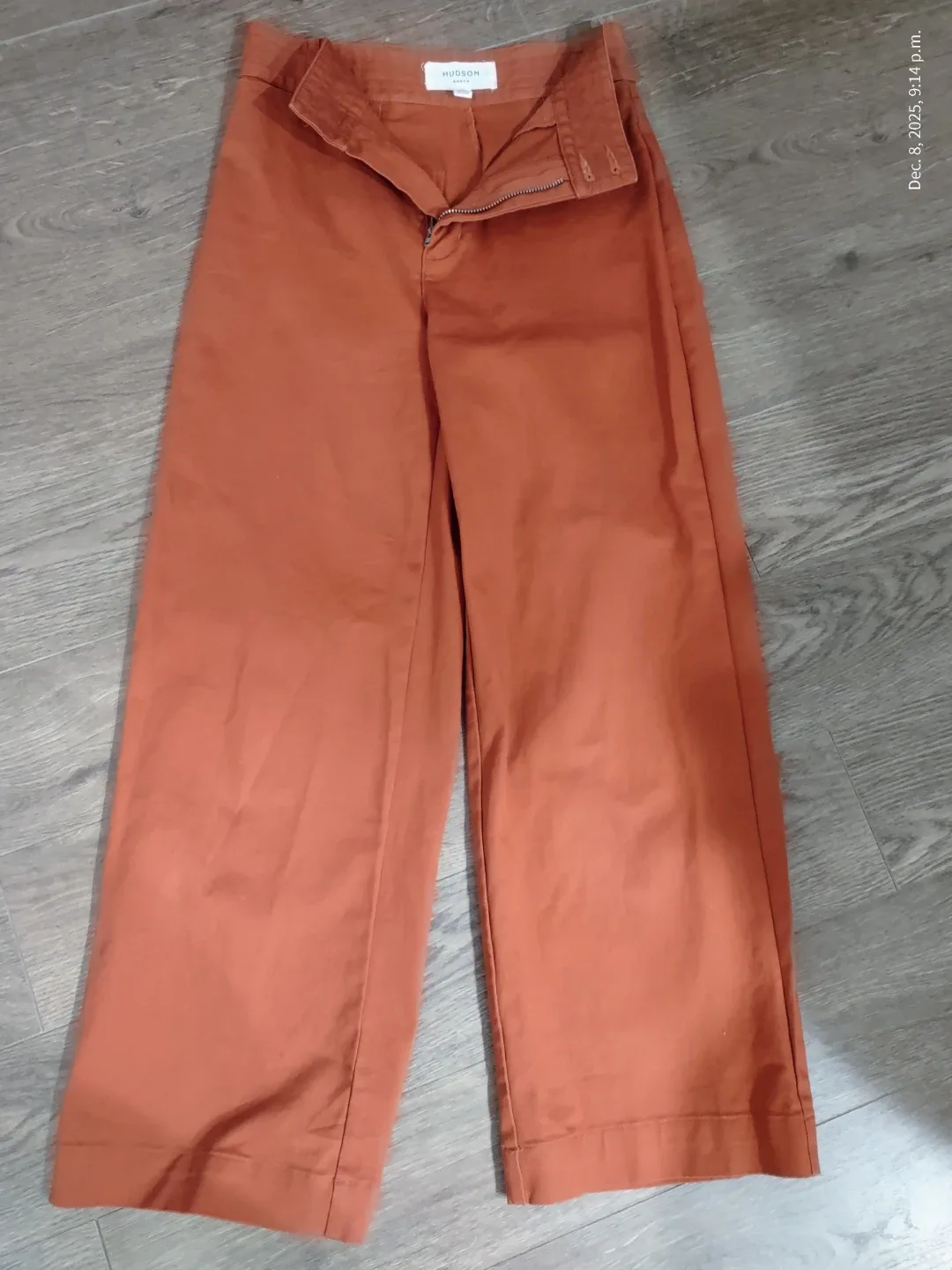 Hudson Jeans Wide Leg Pants - Orange size 0 image indicator(4)
