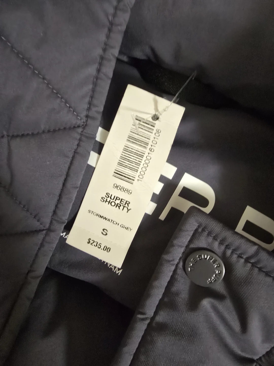 Super Puff Shorty Stormwatch Grey (Size S) - photo 2