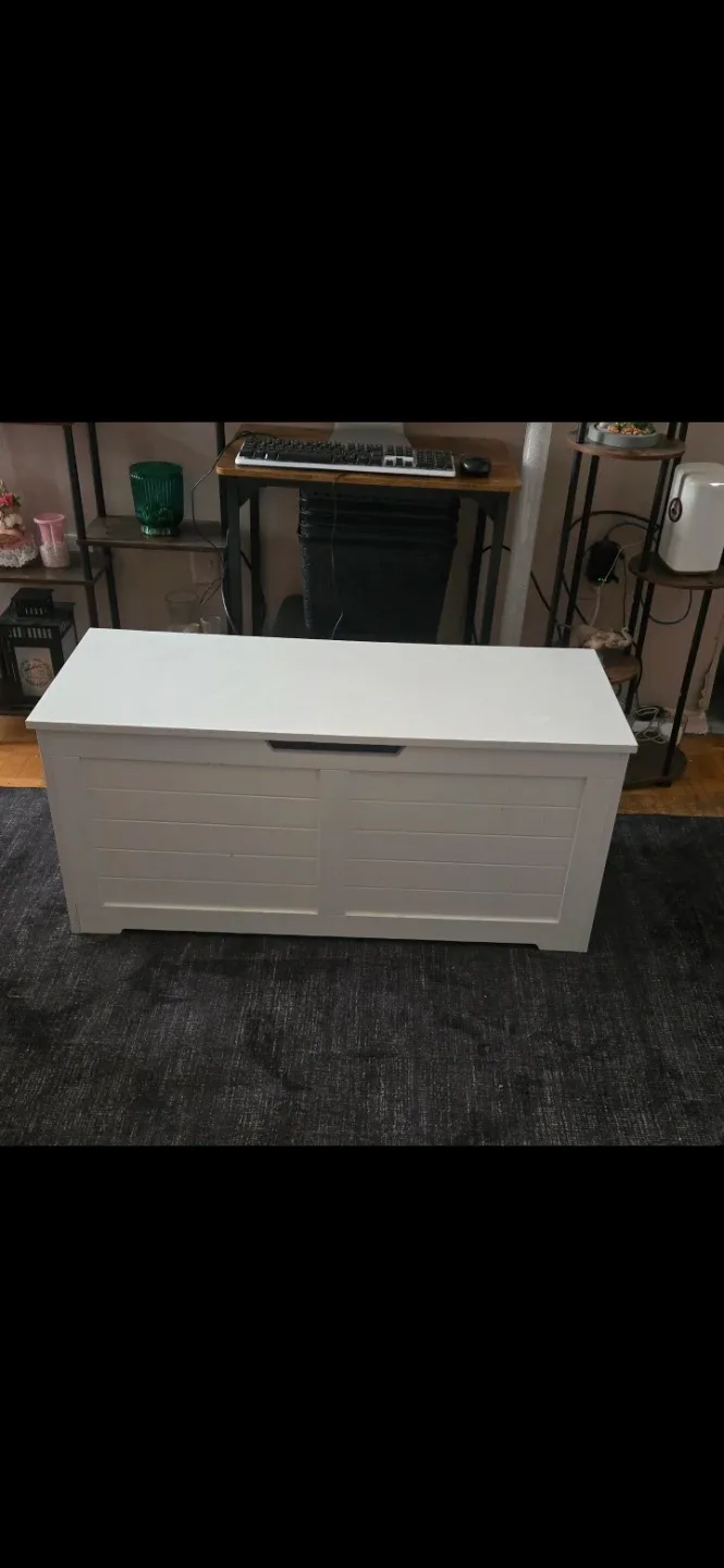 White Storage Chest