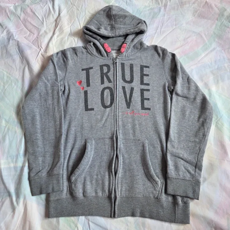 Grey Zipper Hoodie #Cleanout