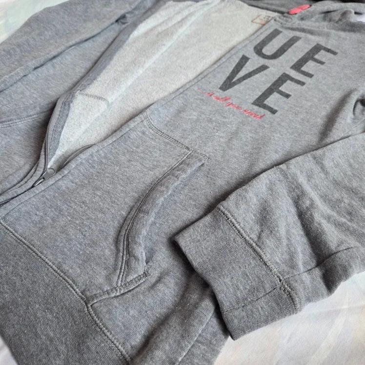 Grey Zipper Hoodie #Cleanout image indicator(2)