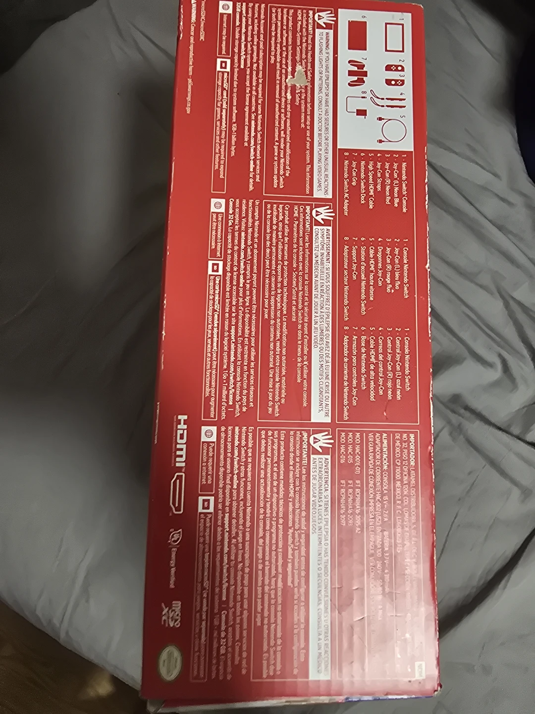 Nintendo Switch Console with Box - photo 3