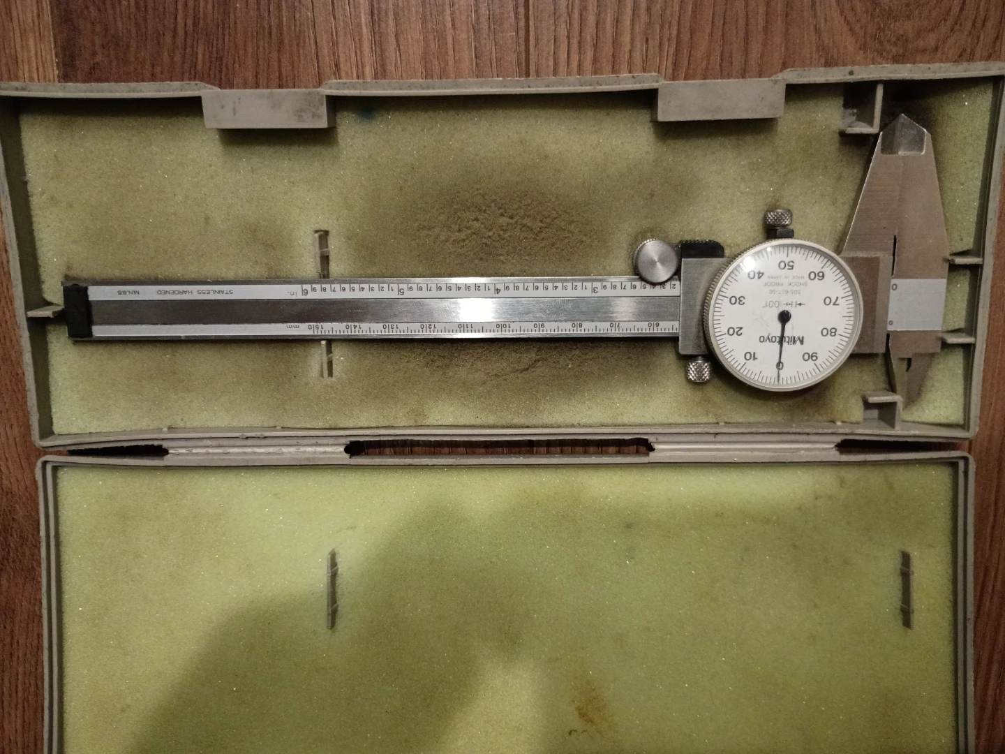 Mitutoyo Dial Caliper with Case