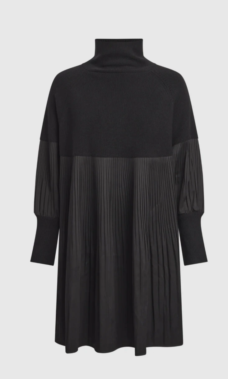 New Detailed Pleated Dress Style 524636