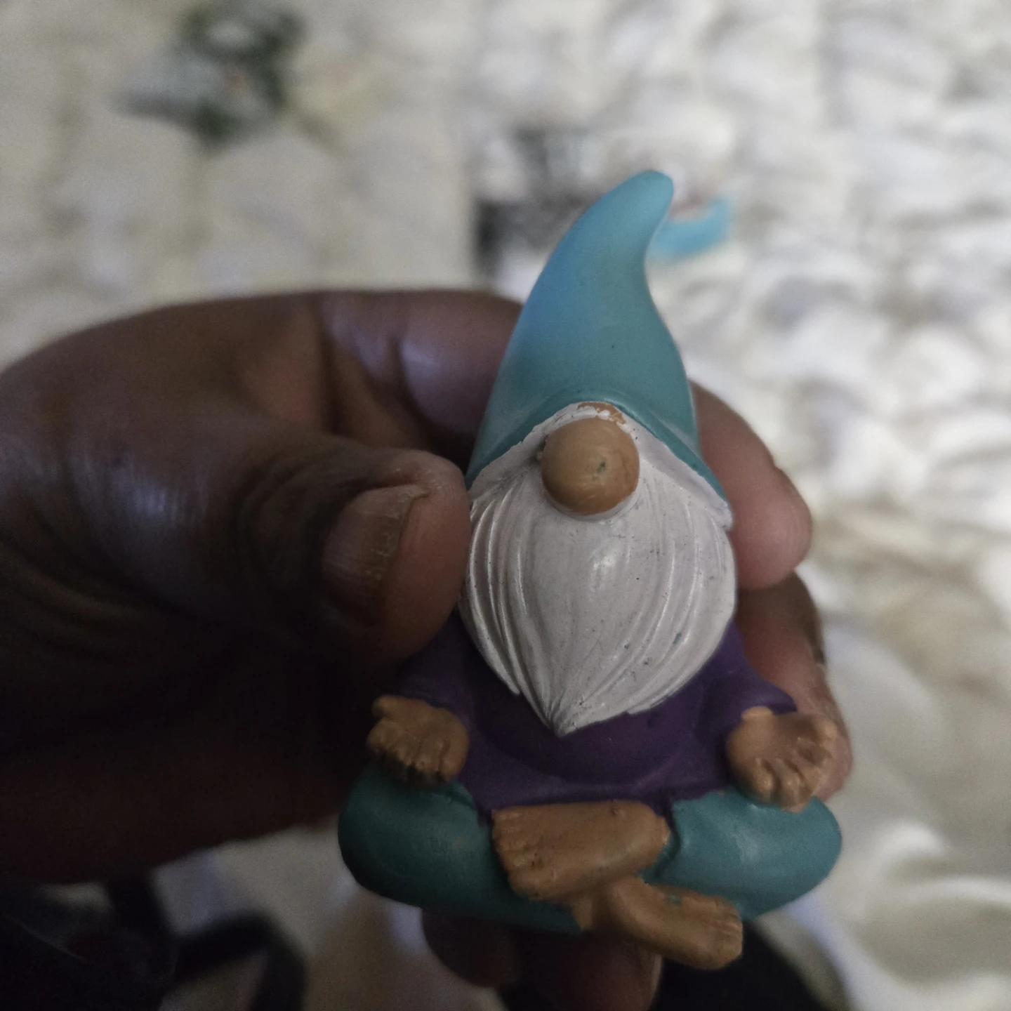 Gnome Figurines with Decorative Bench - photo 4