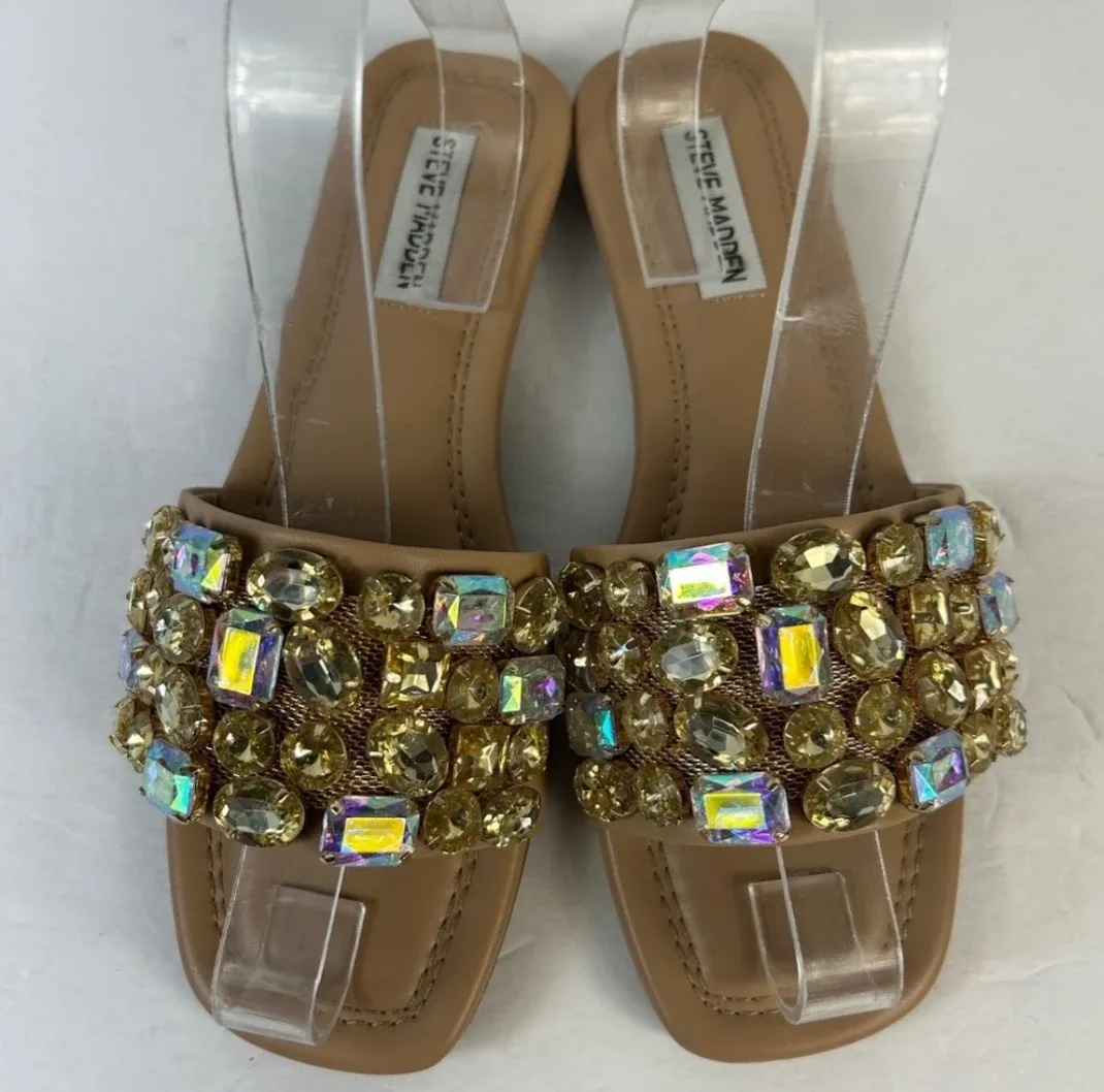 Steve Madden Embellished Sandals - Size 7 image indicator(2)