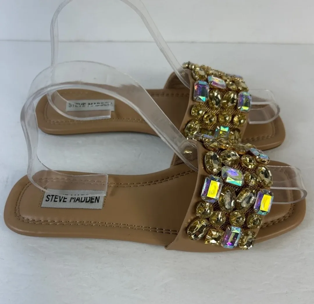 Steve Madden Embellished Sandals - Size 7 image indicator(3)