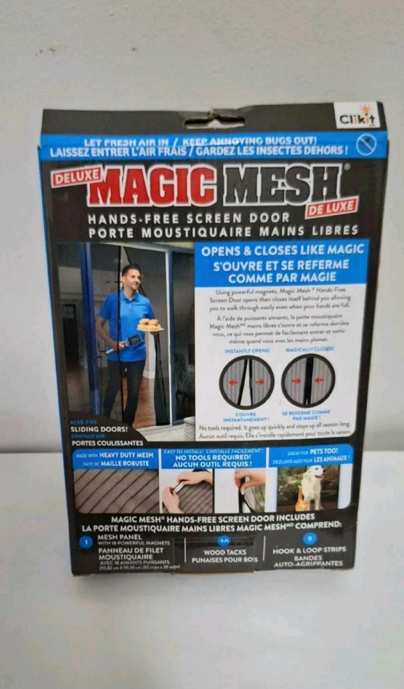 Deluxe Magic Mesh Hands-Free Screen Door image indicator(2)