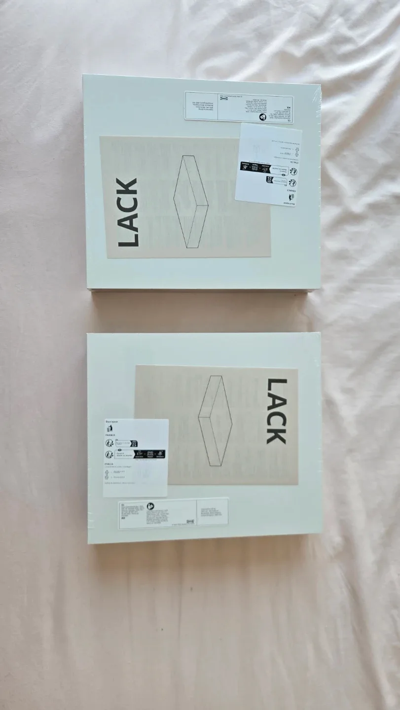 2 IKEA Lack Wall Shelves - New in Box!