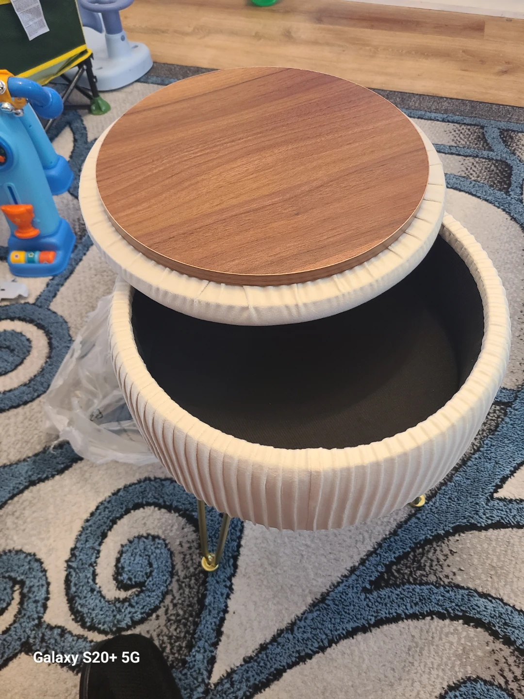 Storage Ottoman Foot Rest Stool - 11.81" x 18.11" - photo 5