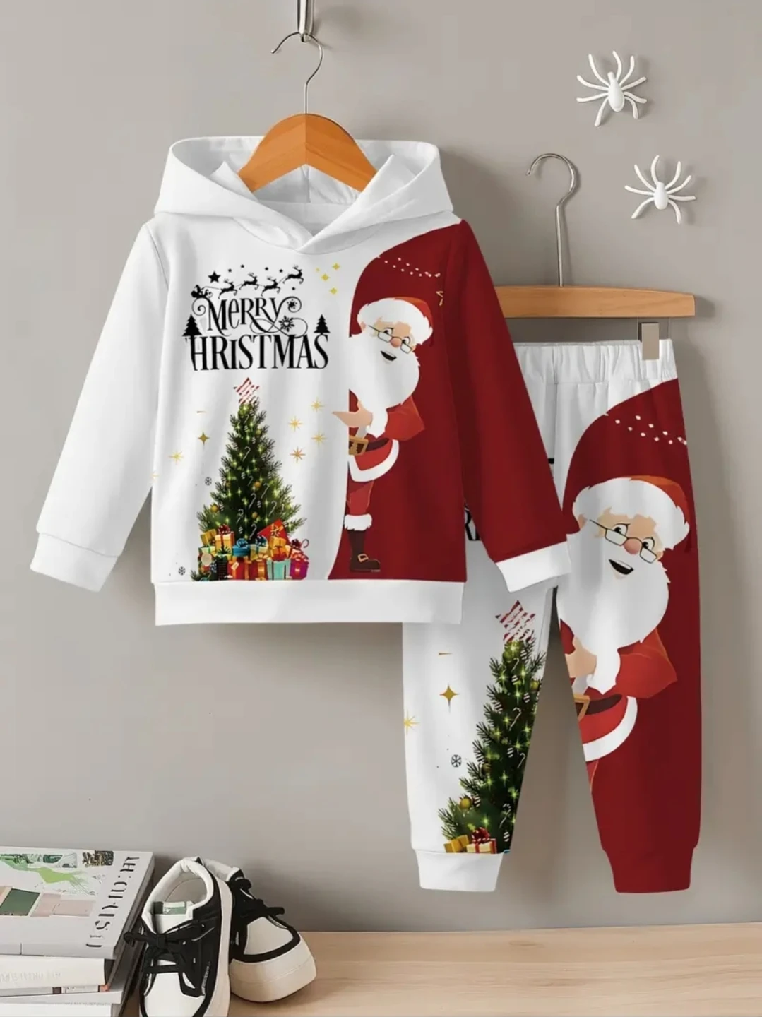 Christmas Santa Hoodie & Pants Set - photo 3