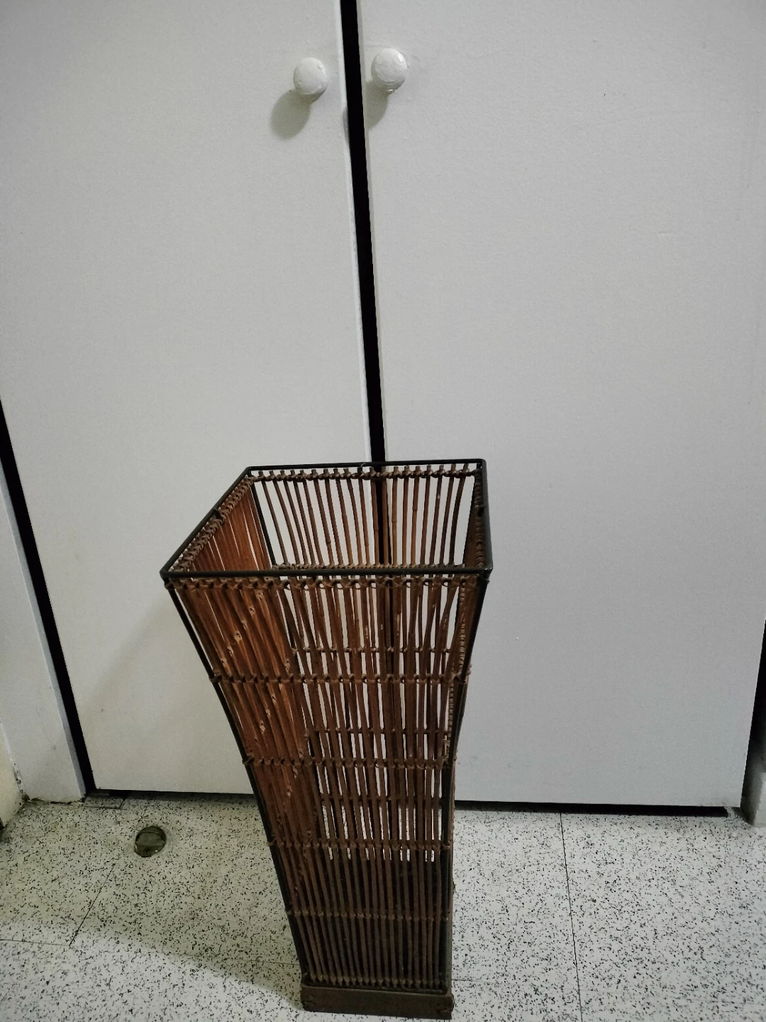 Woven Bamboo Umbrella Stand - photo 2