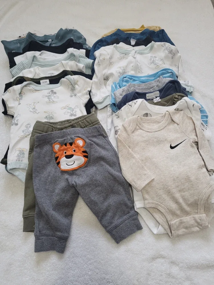 Mixed Baby Clothes - Size 0-3 Months