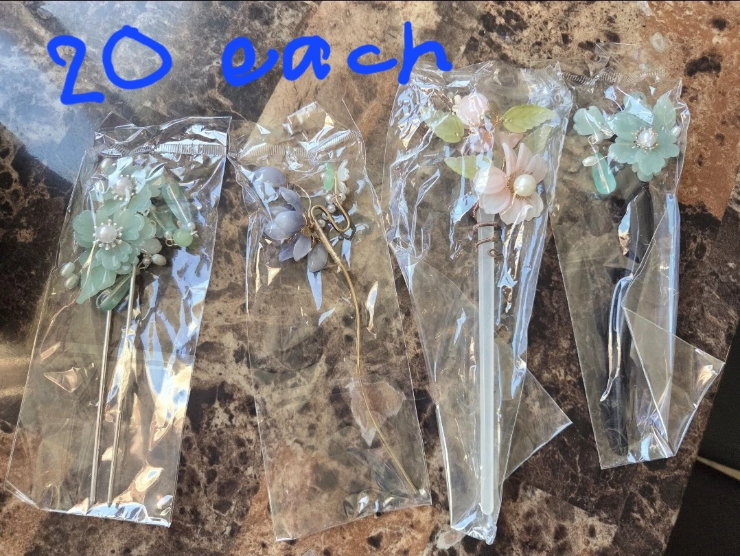 8Brand New Beautiful Hair Chopsticks, Price for Each in Pictures