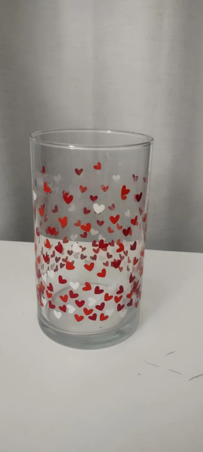 (NEW) Heart Patterned Candle Holder or vase #cleanout