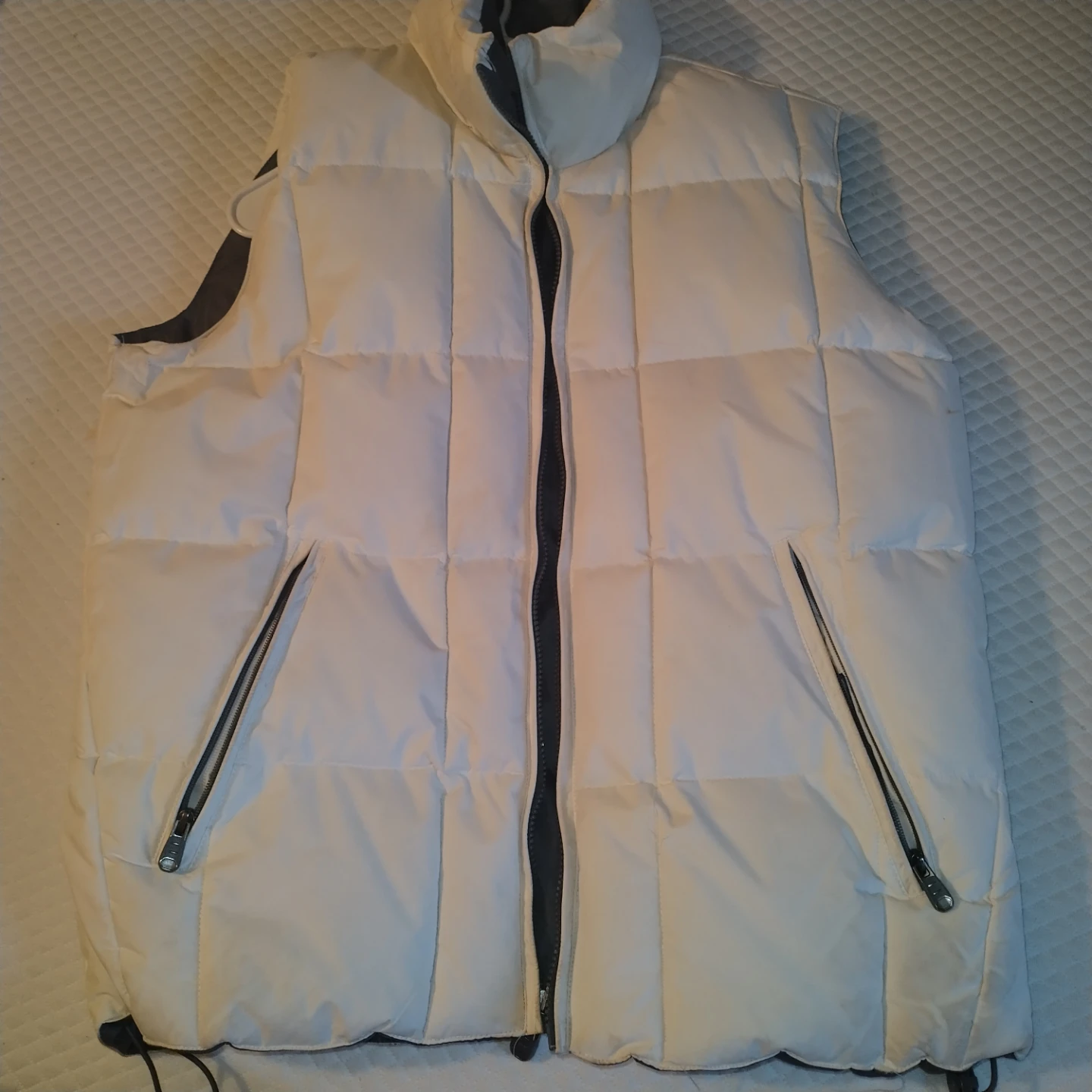 White Puffer Vest