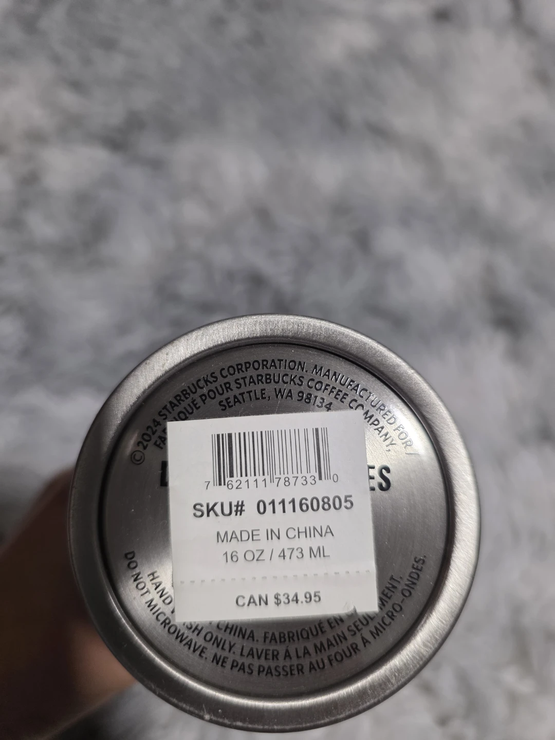 Starbucks Toronto Stainless Steel Tumbler - 16oz - photo 2