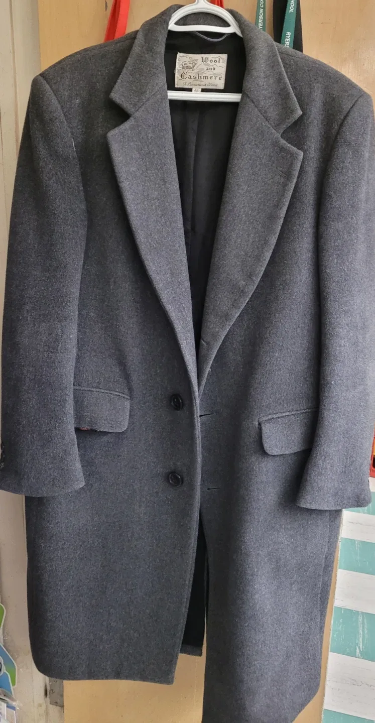 Wool and Cashmere Blend Coat - Size 42