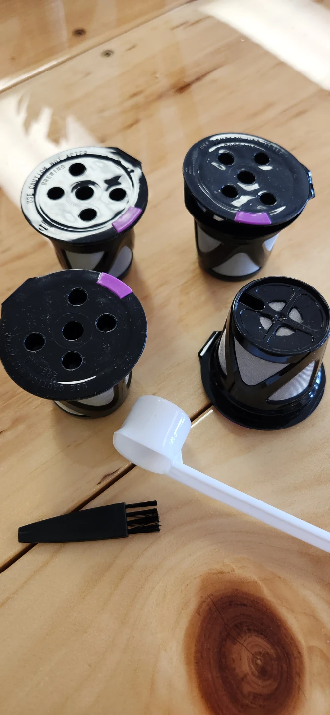 Reusable K-Cups with Scoop & Brush Pack Of 4