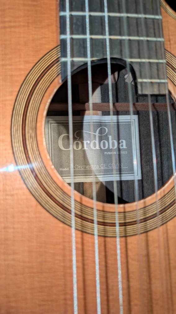 Cordoba Fusion Orchestra CE CD/IN Acoustic Nylon String Guitar - photo 2