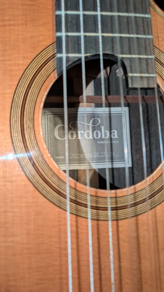 Cordoba Fusion Orchestra CE CD/IN Acoustic Nylon String Guitar image indicator(2)