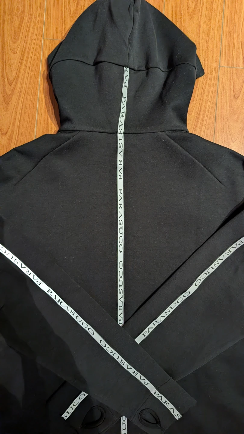 PARASUCO Black Full-Zip Hoodie - photo 2