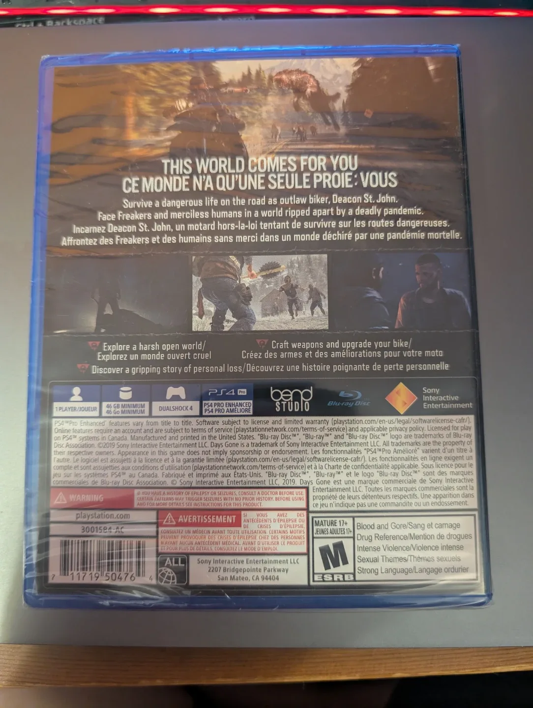 Days Gone for PS4 - New image indicator(2)