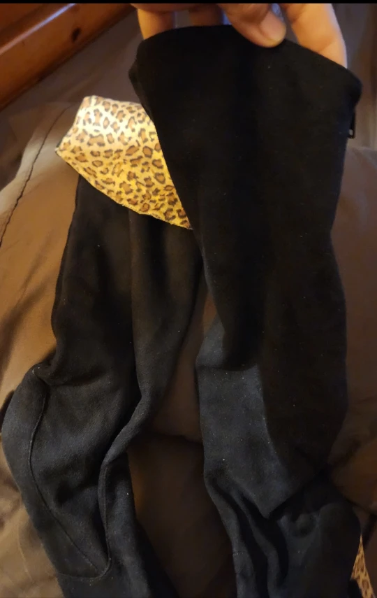 Black Thigh High Heel Boots - photo 3