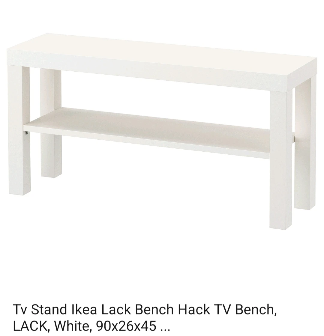 IKEA Lack TV Bench - White