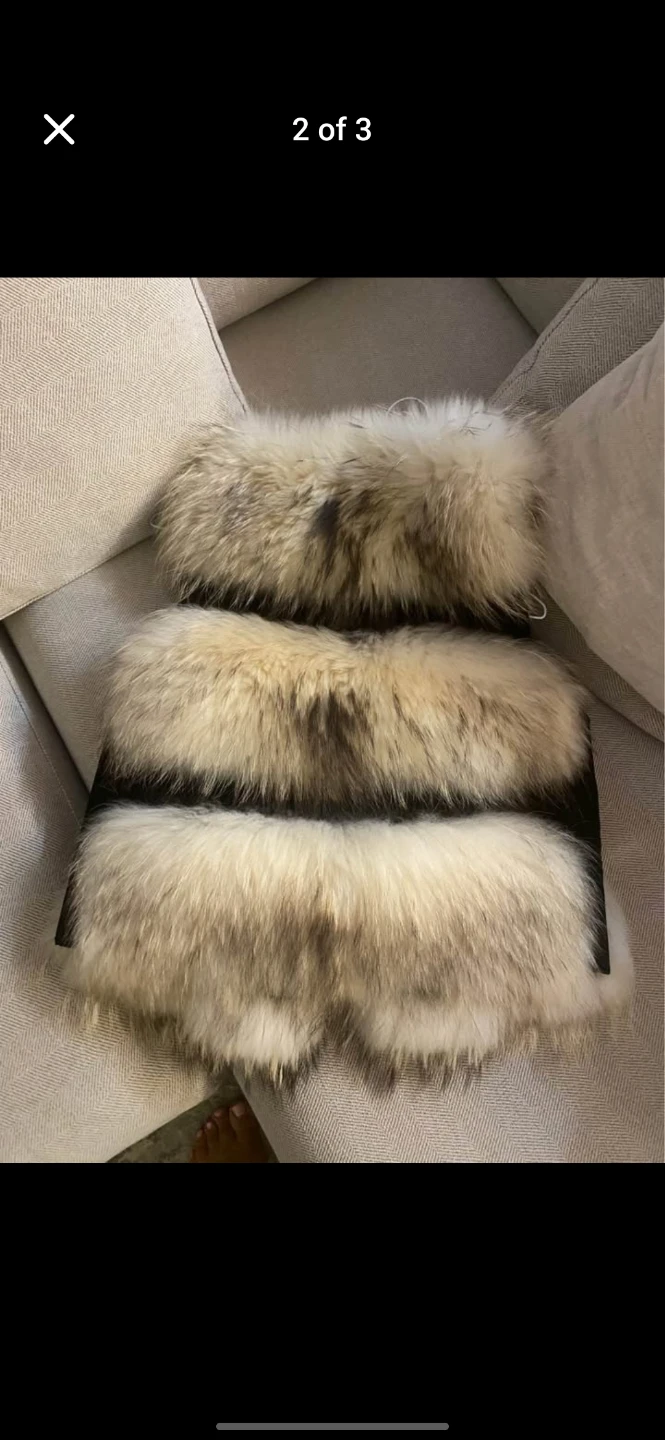 Real fur vest.  New. Size S - photo 2