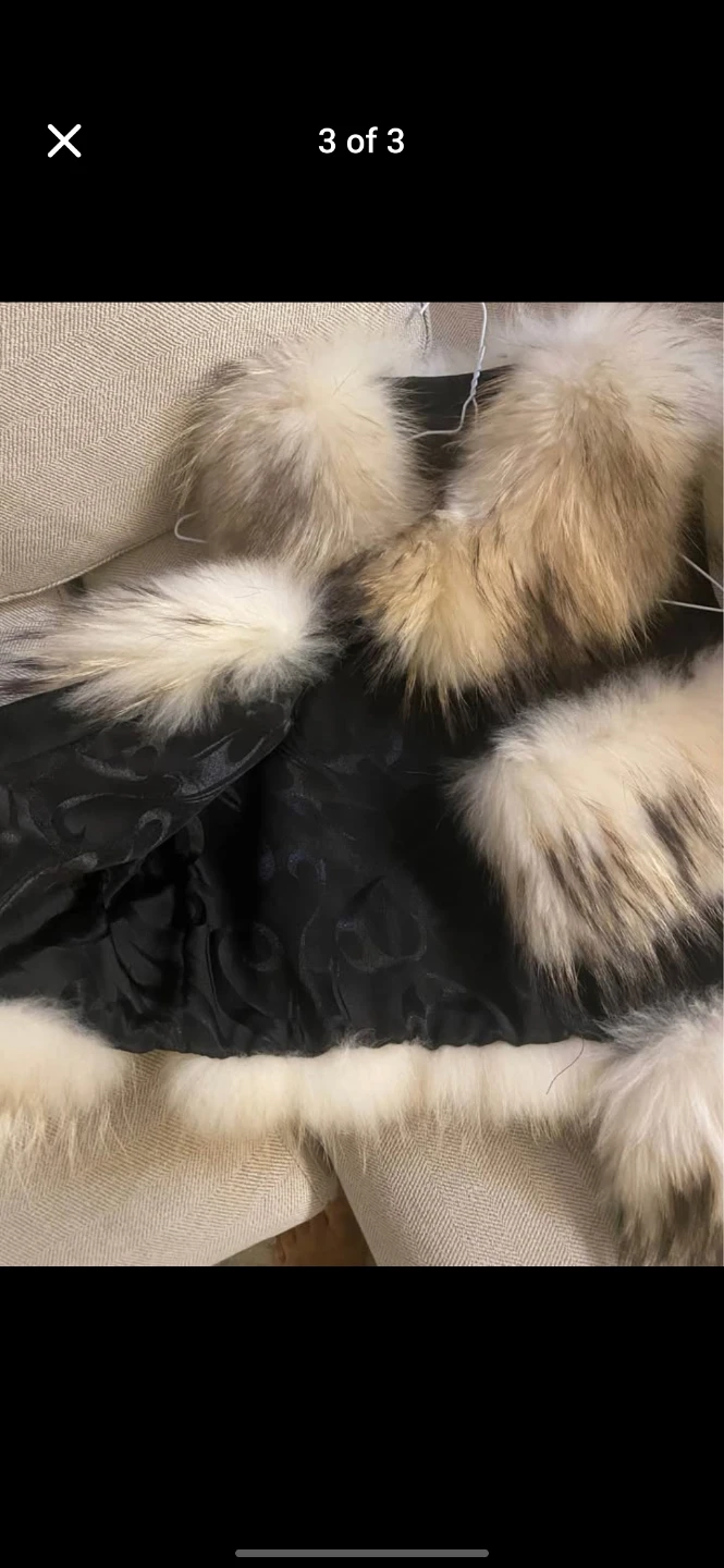 Real fur vest.  New. Size S - photo 3