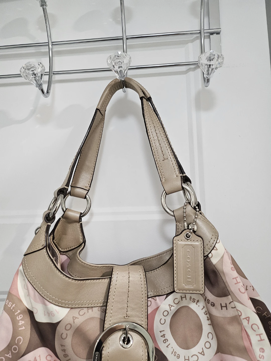 Sac à main Coach avec motif à cercles - photo 3