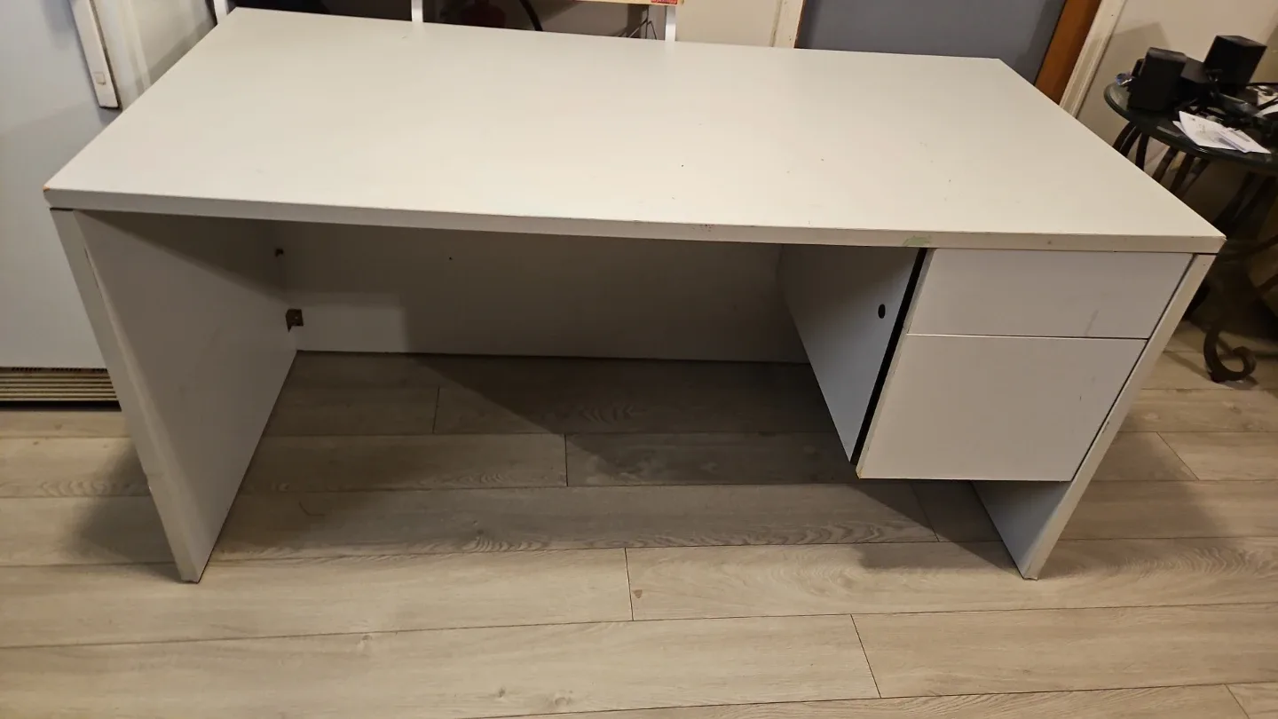White Desk with Drawer image indicator(3)