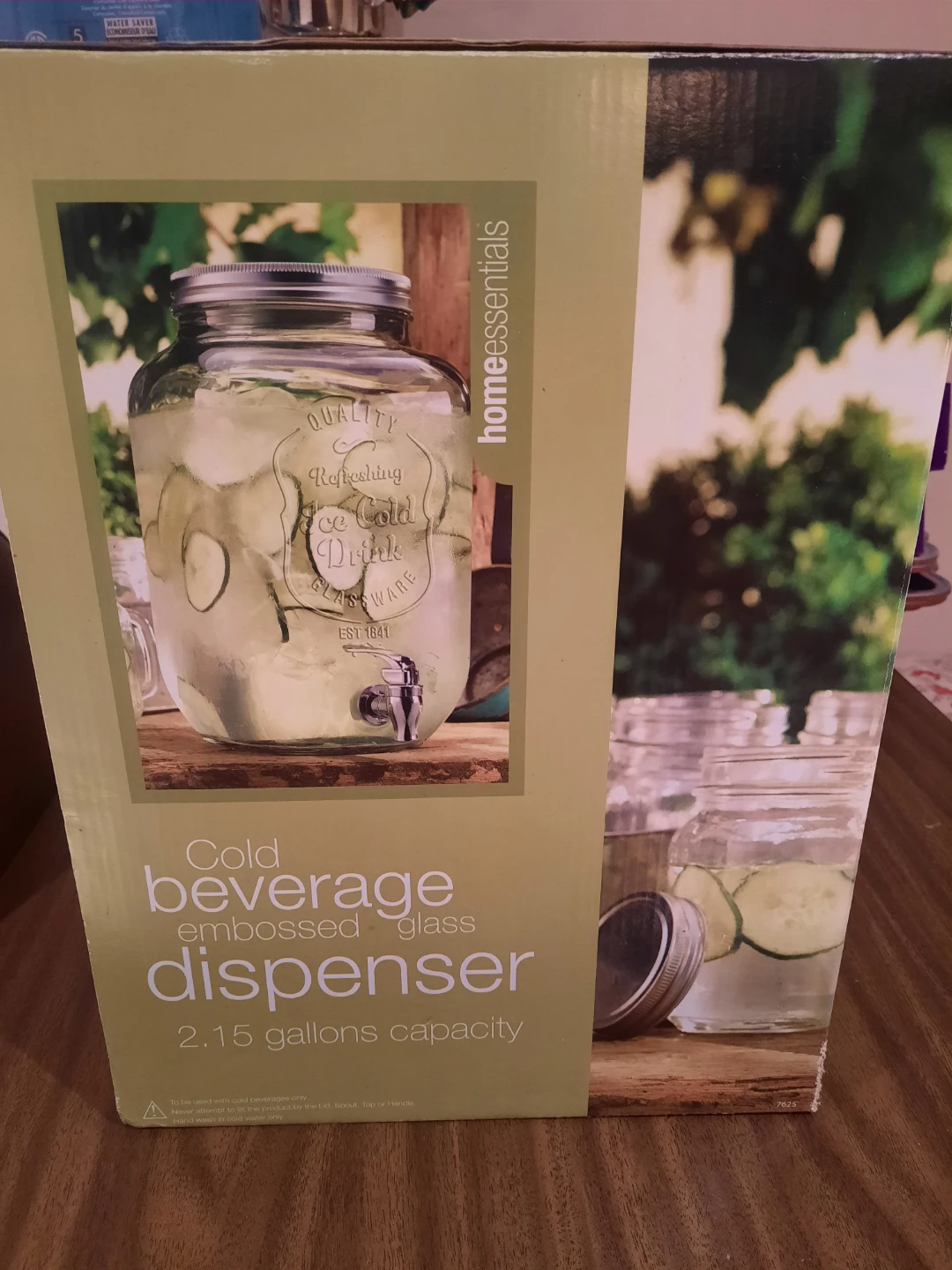 Home Essentials Cold Beverage Dispenser - 2.15 Gallon/ 8 Litres - photo 2