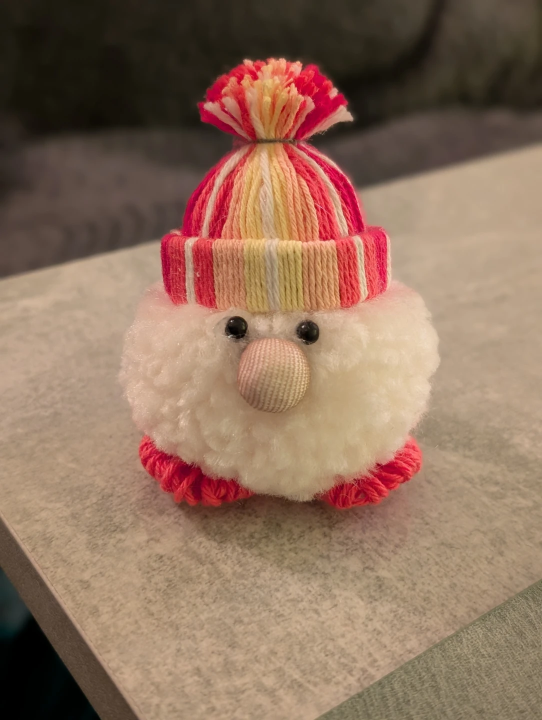 yarn Christmas gnomes, ornaments handmade - photo 2