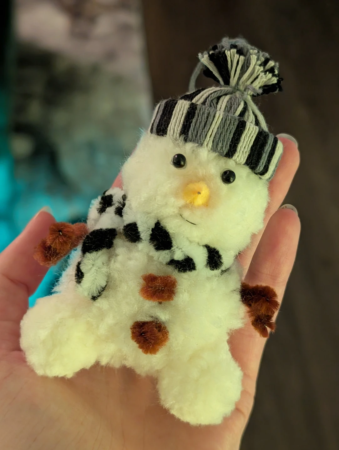 yarn Christmas gnomes, ornaments handmade - photo 5