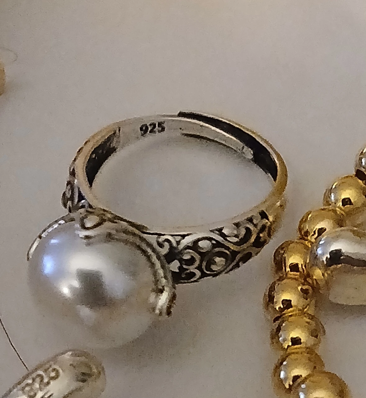 Silver & Gold Jewellery Set - photo 2