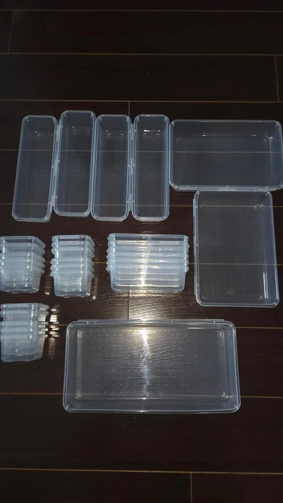Clear Plastic Storage Containers 29 piece