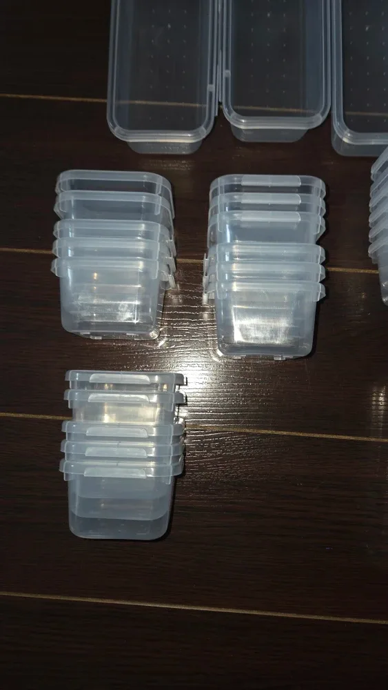 Clear Plastic Storage Containers 29 piece image indicator(2)