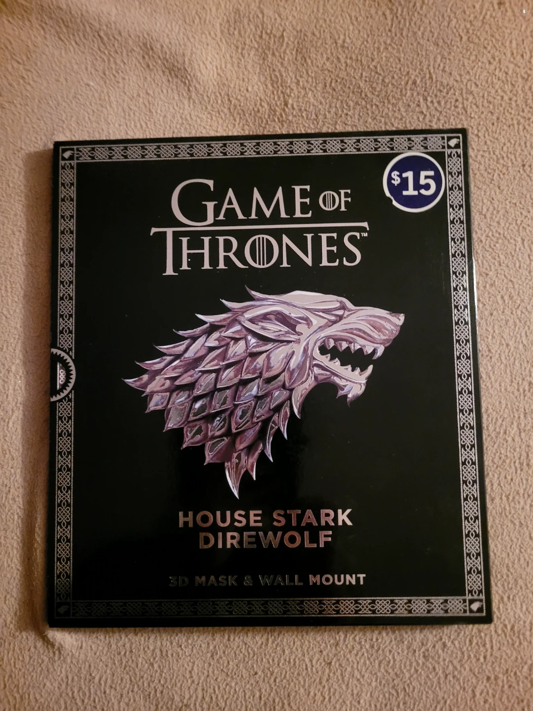 Game of Thrones House Stark Direwolf 3D Mask Wall Mount #gifting